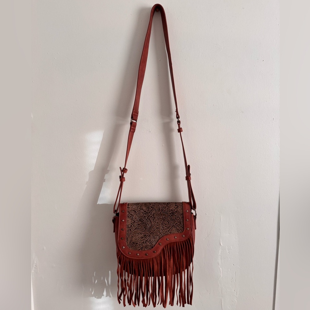 Catchfly Western Saddlebag W/Fringe
